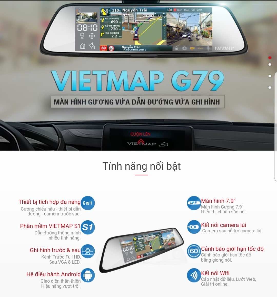 CAMERA HÀNH TRÌNH VIETMAP G79 - AP Car Care.vn